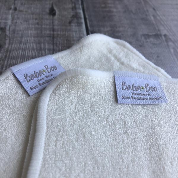 Absorventes com pouco volume para fralda reutilizável