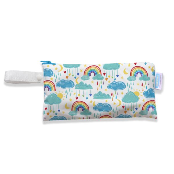 Thirsties clutch impermeável Rainbow