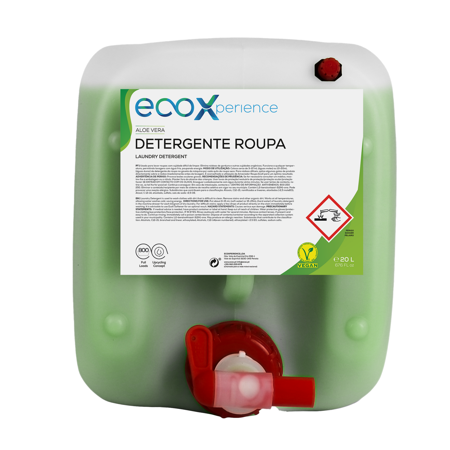 Detergente líquido para roupa EcoX