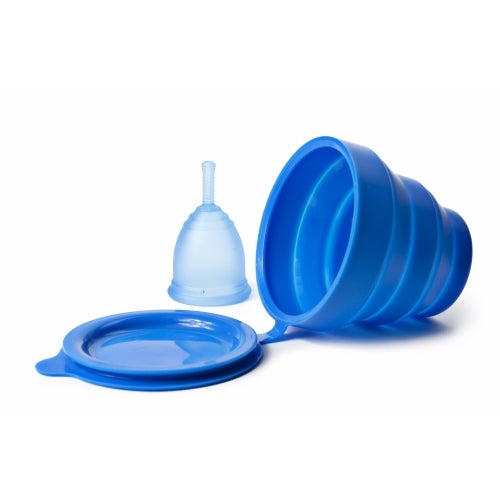 Ruby Cup Blue Menstrual Cup