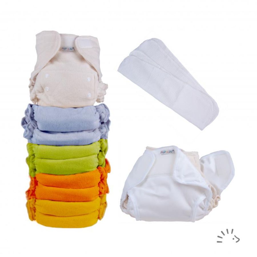 Adjustable Diaper Size Single Ultrafit Pack-10 Complete Popolini