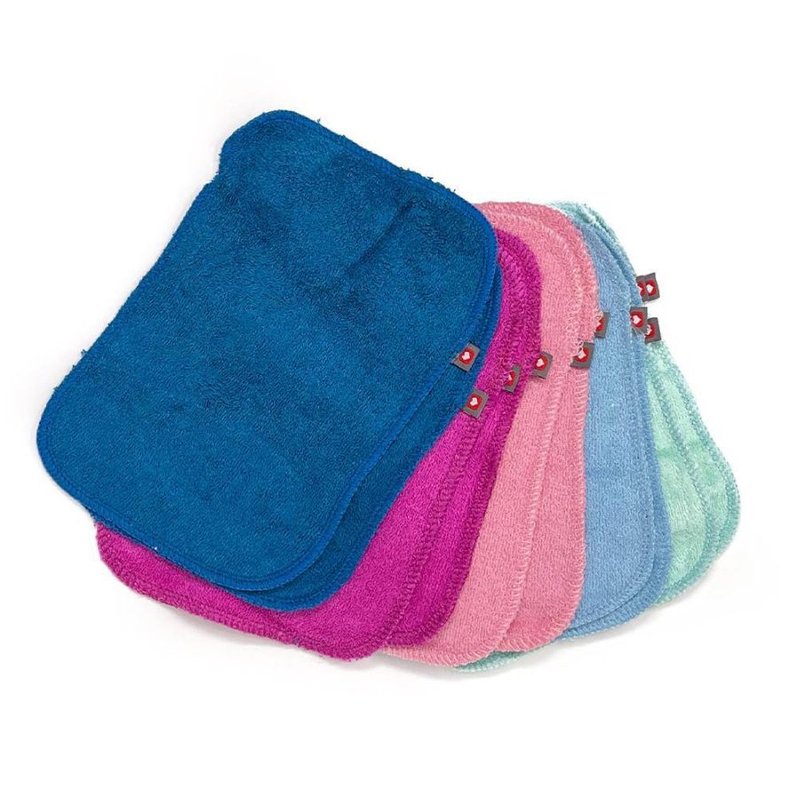 Reusable wipes Bamboo Pack-10 Close Pop-in